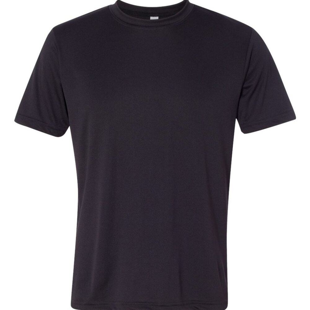 All Sport - Polyester Sport Black T-Shirt - Men's XL